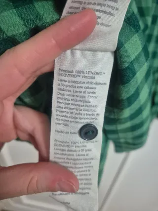 Vestido cuadros verde Sugarhill