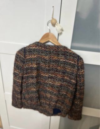 Chaqueta Zara Tweed Multicolor