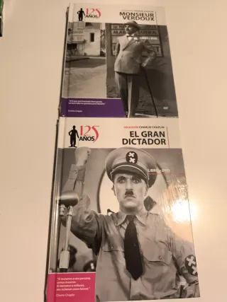 Colección 10 DVD y Libros Chaplin