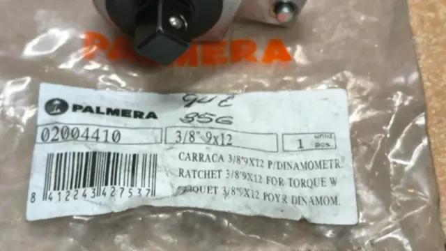 Cabezal Carraca Palmera 3/8 9x12mm