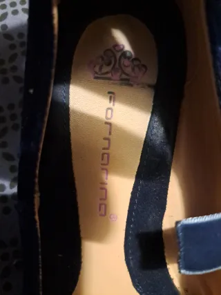 Zapatos Fornarina Azules Bailarinas