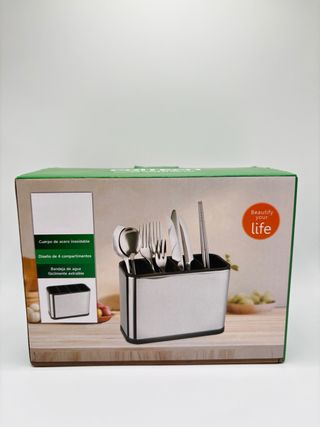 Escurridor Cubiertos Acero Inoxidable