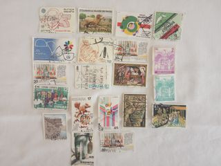 Lote 219 Sellos Usados España y Extranjero