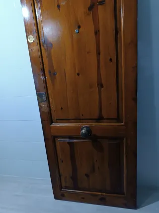 Puerta antigua madera maciza