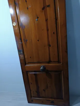 Puerta antigua madera maciza