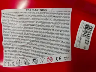 Trineo de Nieve Rojo