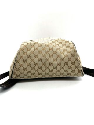 Mochila Gucci GG Beige y Marrón