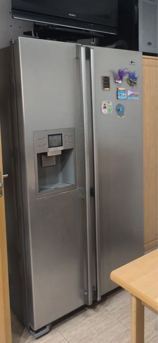 Nevera Combi LG Acero Inoxidable