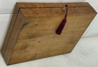 ANTIGUA EXCLUSIVA CAJA PINTURAS FRANCIA S.XIX