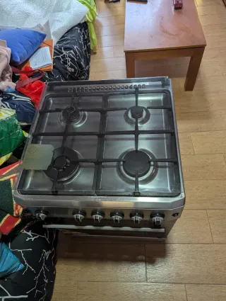 Cocina de gas con horno 4 fuegos EAS ELECTRIC