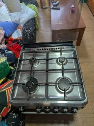 Cocina de gas con horno 4 fuegos EAS ELECTRIC