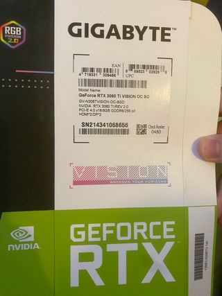 Gigabyte RTX 3060 Ti VISION 8GB GDDR6