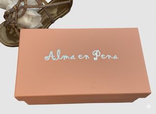 Sandalias Alma en Pena florales sin estrenar