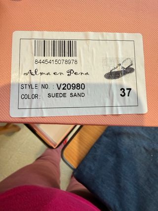 Sandalias Alma en Pena florales sin estrenar