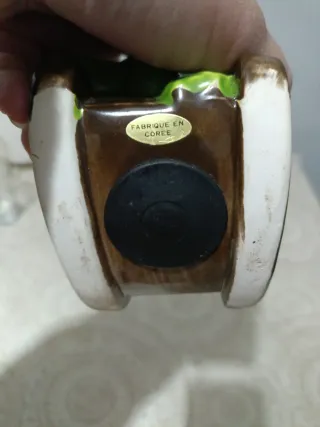 Hucha Rana en Mecedora Cerámica