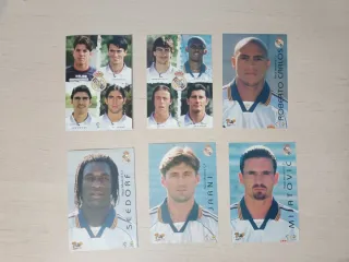 Cromos Top Liga 99 Real Madrid