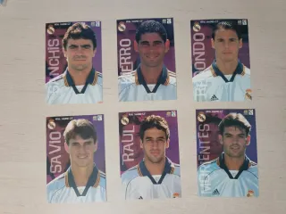 Cromos Top Liga 99 Real Madrid