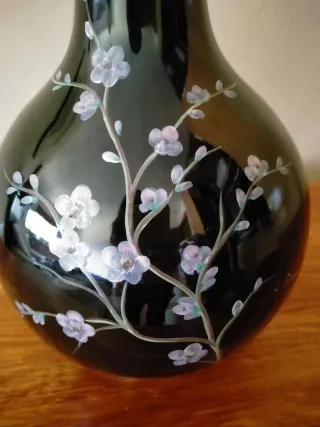 Lámpara cerámica artesanal italiana vintage