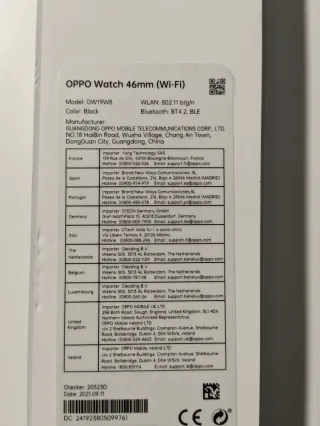 OPPO Watch 46mm Negro a reparar