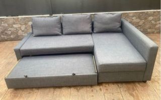 Sofá Cama Chaiselongue Gris Ikea