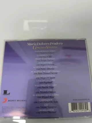 CD María Dolores Pradera - Gracias a vosotros