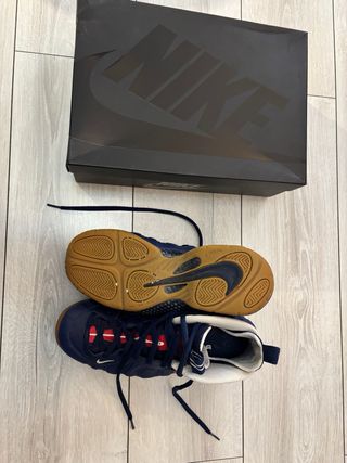 Nike Air Foamposite Pro Blue Void/University Red