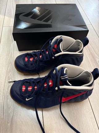 Nike Air Foamposite Pro Blue Void/University Red