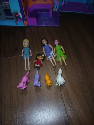 Casa de Bonecas Polly Pocket com Acessórios