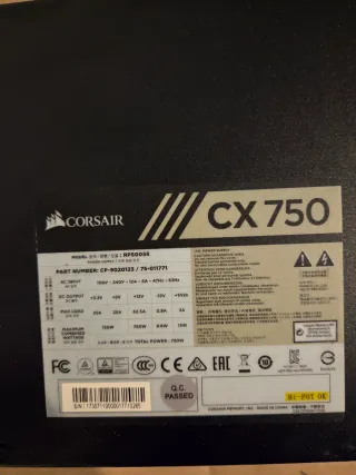 Alimentatore PC Corsair CX750
