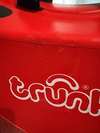 Valigia Trunki rossa da viaggio per bambini