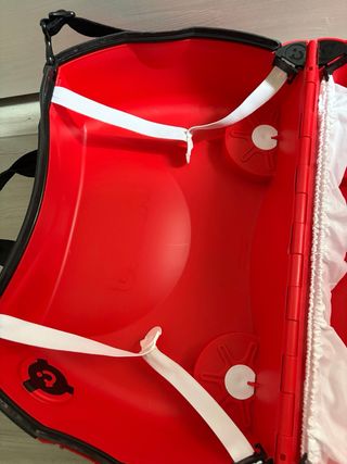 Valigia Trunki rossa da viaggio per bambini