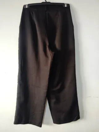 Pantalones de vestir mujer beige y negro