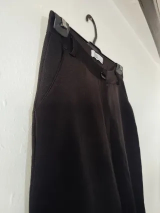 Pantalones de vestir mujer beige y negro