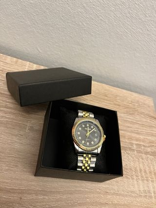 Lote 9 relojes hombre oro y plata