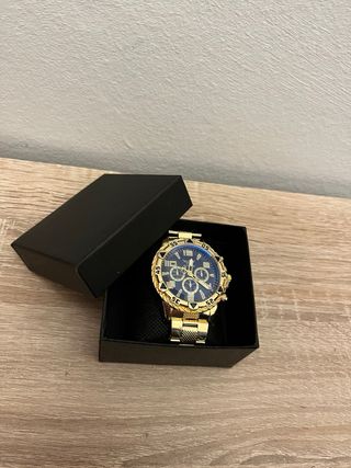 Lote 9 relojes hombre oro y plata