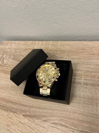 Lote 9 relojes hombre oro y plata