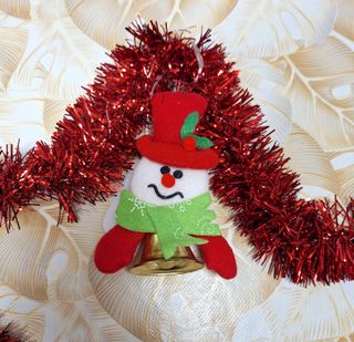 Decorazione Natale Babbo Natale con Campana