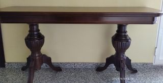 Mesa libro extensible madera