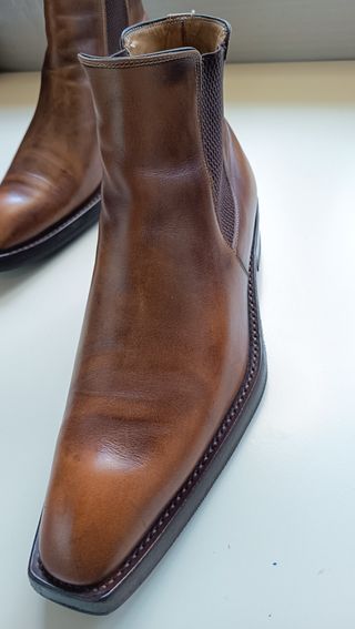 HARRIS Stivaletti Pelle Marrone N.41