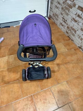 Triciclo Bebe con Manillar y Capota