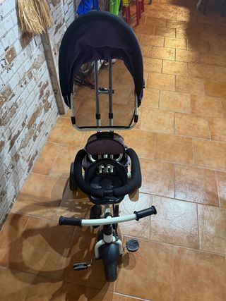 Triciclo Bebe con Manillar y Capota