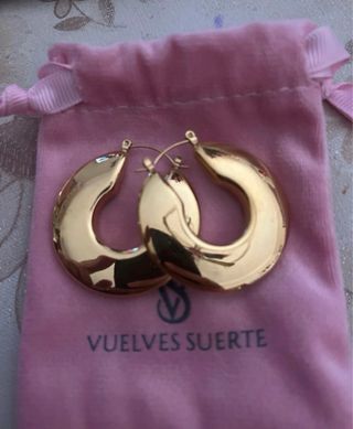 Orecchini a cerchio dorati