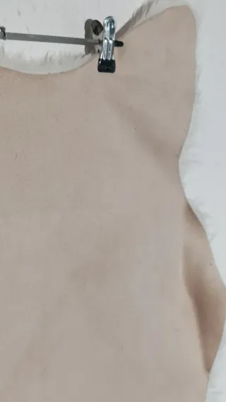 Alfombra piel sintética blanca