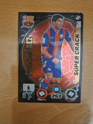 3 BDO + Luis Suárez Supercrack Adrenalyn 14/15