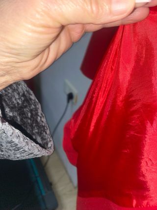 Cappotto rosso da donna