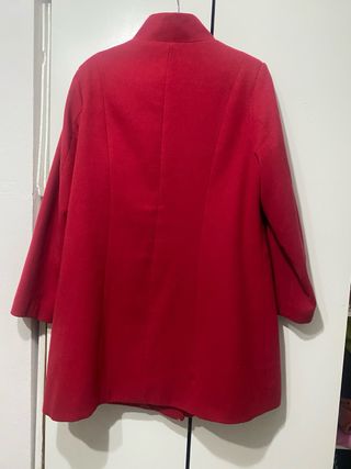 Cappotto rosso da donna