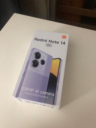 Xiaomi Redmi Note 14 5g 256/8GB morado sin abrir