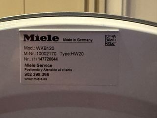 Lavadora Miele por piezas.