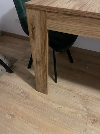 Mesa Comedor Extensible Roble Como Nueva