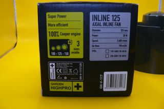 Exaustor Axial Inline 125mm Profan+